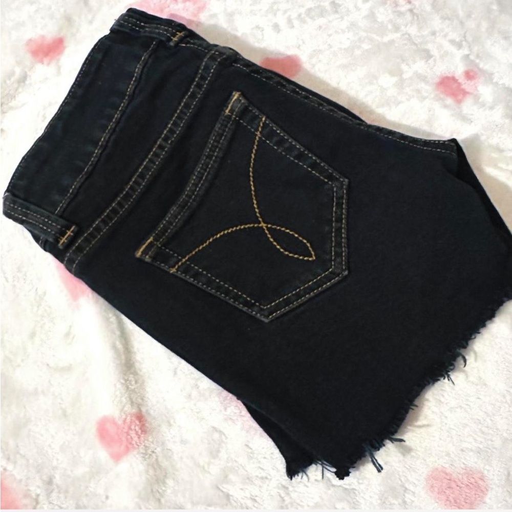 Black jean Shorts